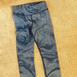 Athleta Girl: Size L (12), Navy/Blue swirl legging